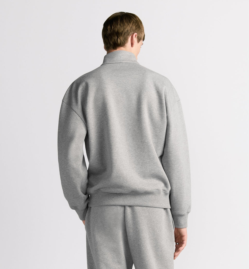 Dior CD Icon Polo Zip-Up Sweatshirt