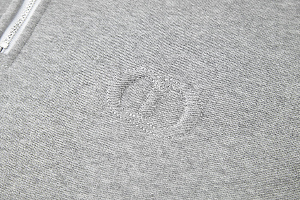 Dior CD Icon Polo Zip-Up Sweatshirt