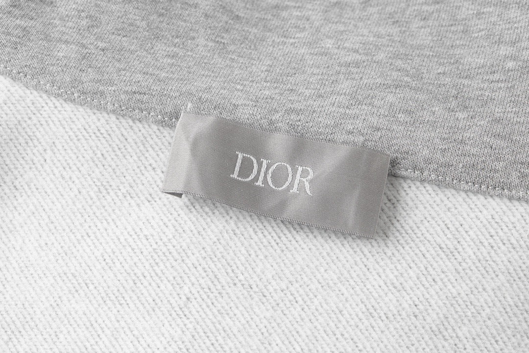 Dior CD Icon Polo Zip-Up Sweatshirt