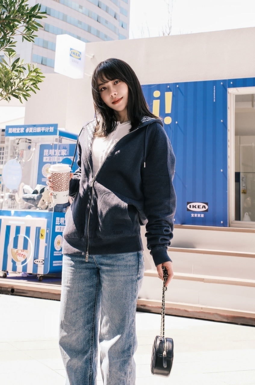 Dior Cashmere-Cotton Embroidered Hoodie