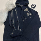 Dior Cashmere-Cotton Embroidered Hoodie