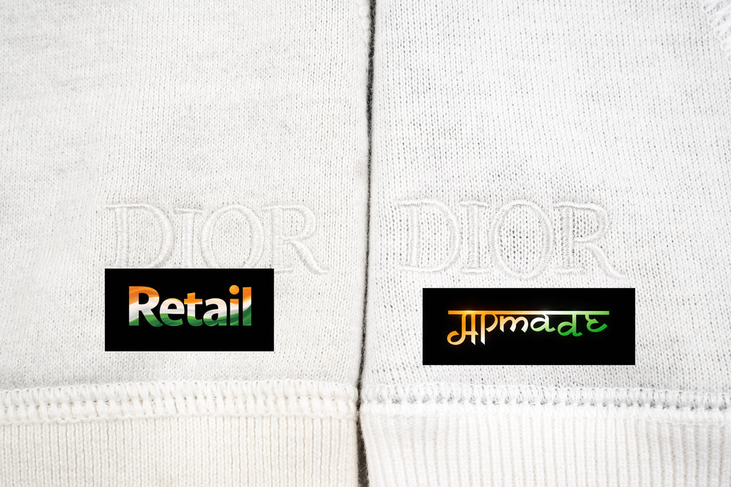 Dior Cashmere-Cotton Embroidered Hoodie