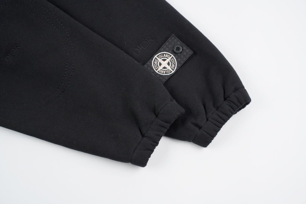 Dior Jacquard-Lined Embroidered Hoodie
