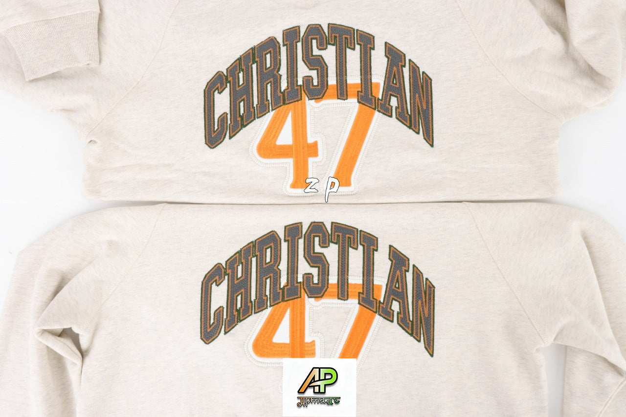 Dior Heavy Towel-Embroidered Sweatshirt