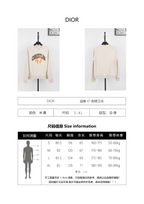 Dior Heavy Towel-Embroidered Sweatshirt