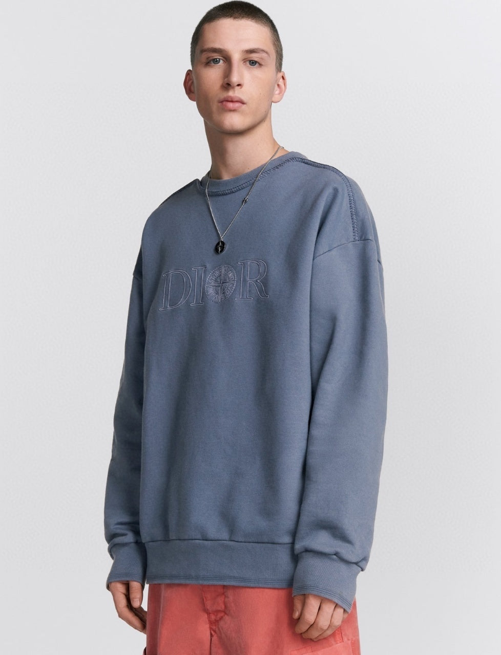Dior 3D Embroidered Big Terry Hoodie