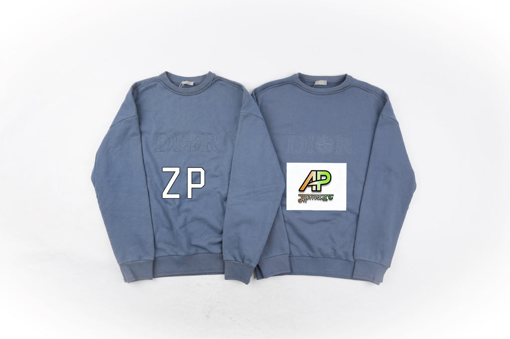 Dior 3D Embroidered Big Terry Hoodie
