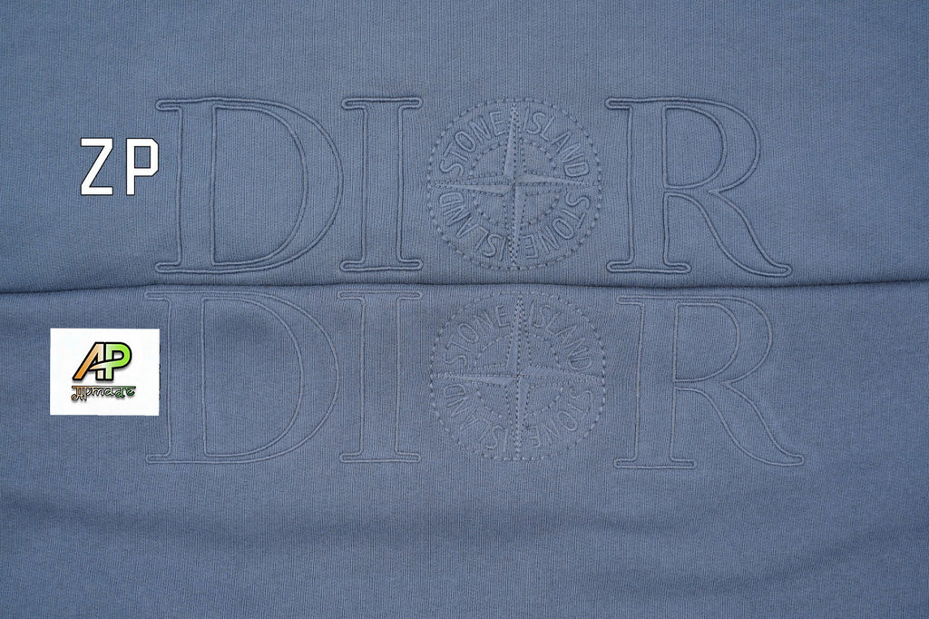 Dior 3D Embroidered Big Terry Hoodie