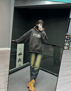 Fear of God Essentials Flocked and Fleece-Lined Hoodie