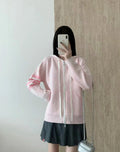 Thom Browne Wool Knit Hooded Zip Sweater