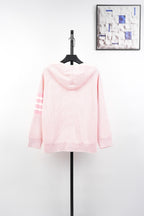 Thom Browne Wool Knit Hooded Zip Sweater