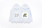 Thom Browne Wool Knit Hooded Zip Sweater
