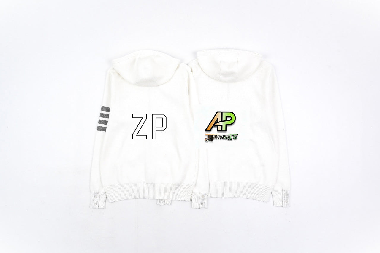 Thom Browne Four-Stripe Cotton Knit Hoodie