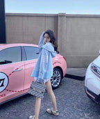 Thom Browne Four-Stripe Cotton Knit Hoodie