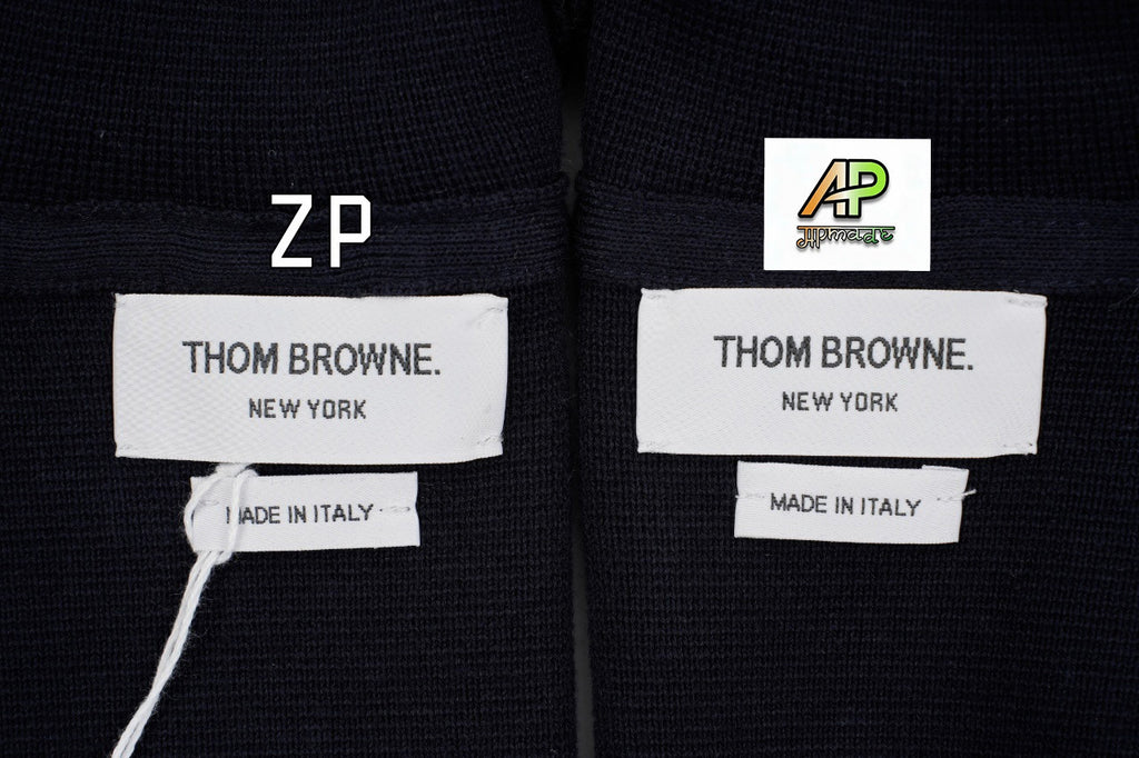 Thom Browne Four-Stripe Cotton Knit Hoodie