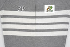 Thom Browne Four-Stripe Cotton Knit Hoodie