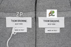 Thom Browne Four-Stripe Cotton Knit Hoodie