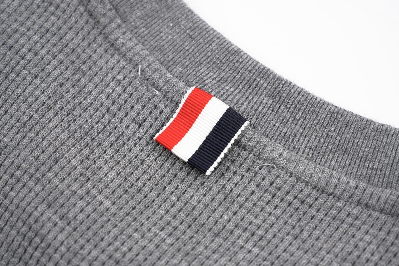 Thom Browne Four-Stripe Cotton Sweatshirt