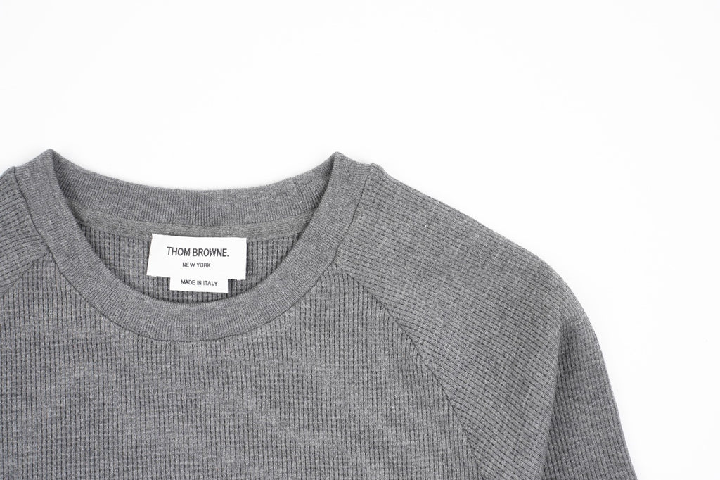 Thom Browne Four-Stripe Cotton Sweatshirt