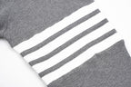 Thom Browne Four-Stripe Cotton Sweatshirt