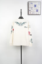 Saint Mxxxxxx Tattoo Print Sweatshirt