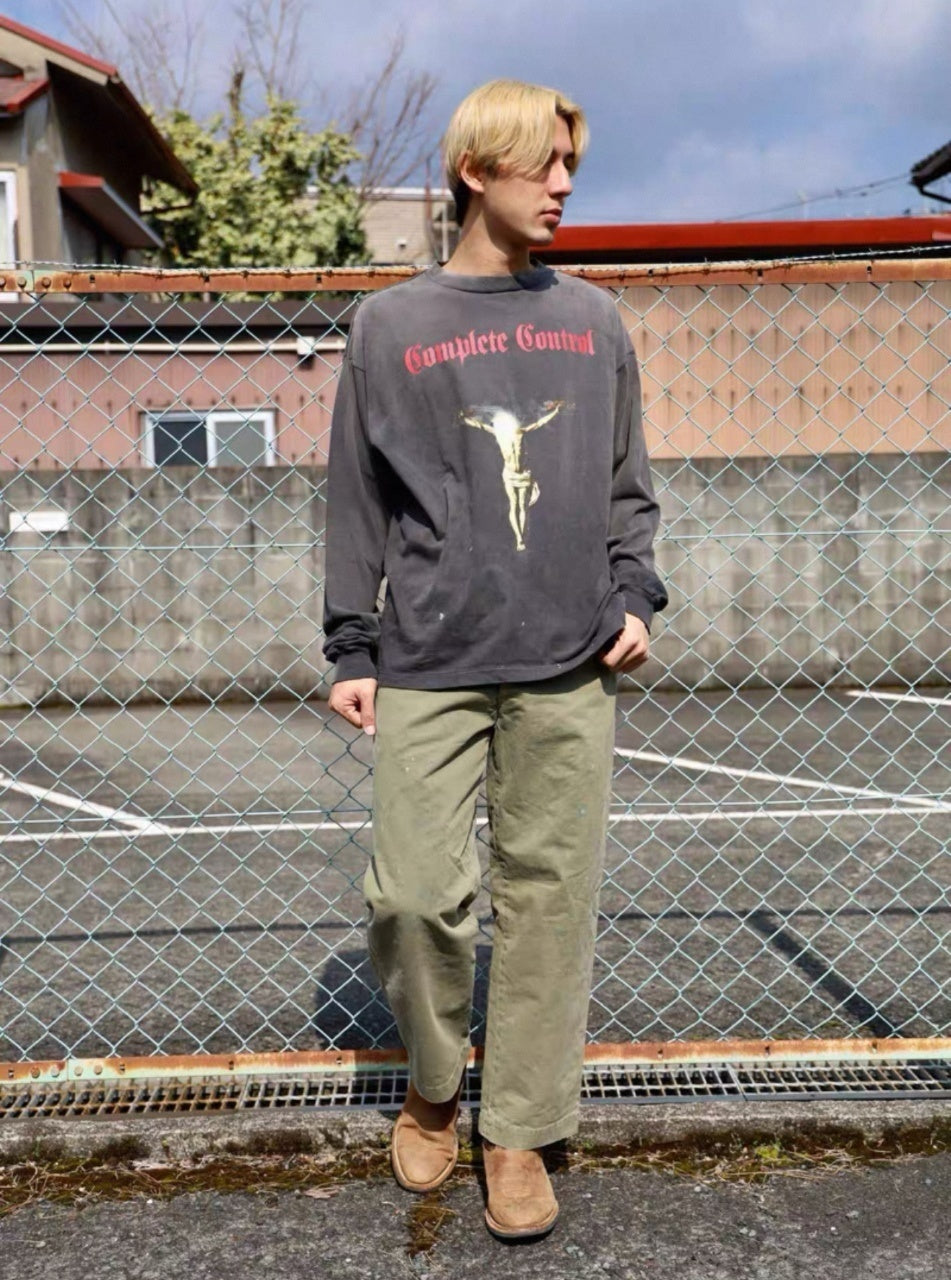 Saint Mxxxxxx Gun Cross Jesus Print Sweatshirt