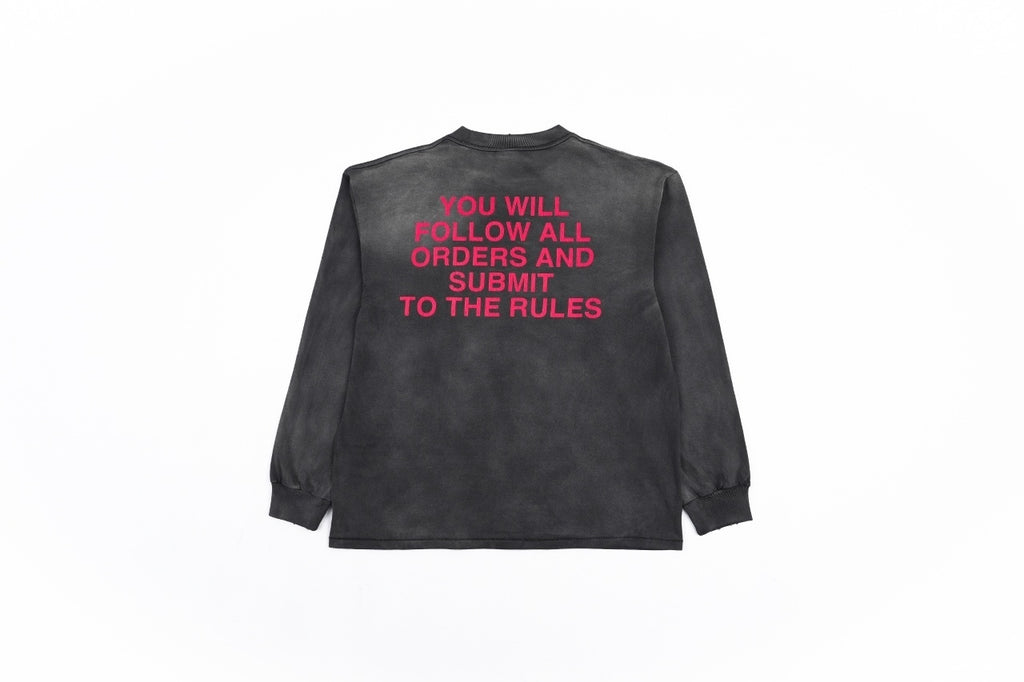 Saint Mxxxxxx Gun Cross Jesus Print Sweatshirt