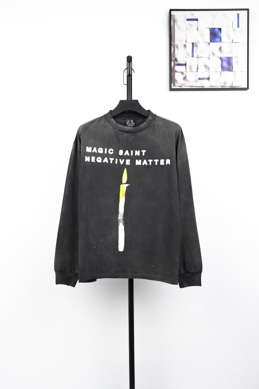Saint Mxxxxxx Candle Print Sweatshirt