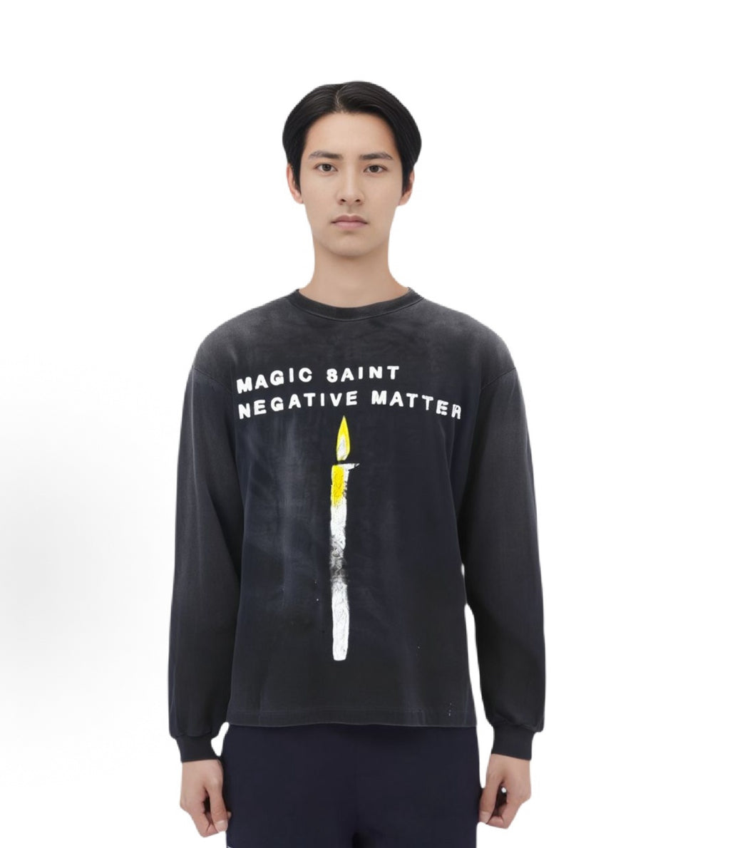 Saint Mxxxxxx Candle Print Sweatshirt
