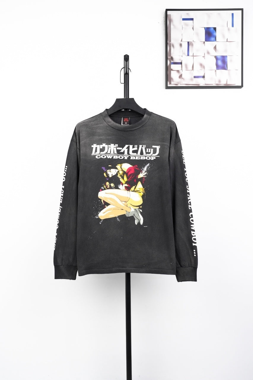 Saint Mxxxxxx Starry Sky Denim Print Sweatshirt