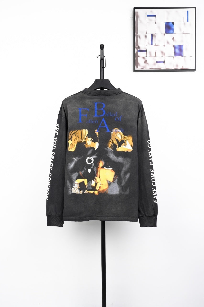 Saint Mxxxxxx Starry Sky Denim Print Sweatshirt
