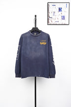 Saint Mxxxxxx Wolf Head Nail Print Sweatshirt