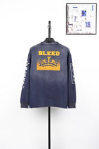 Saint Mxxxxxx Wolf Head Nail Print Sweatshirt