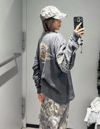 Saint Mxxxxxx Spiderweb Print Crewneck Sweatshirt
