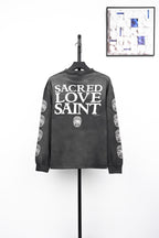 Saint Mxxxxxx Jesus Head Print Sweatshirt