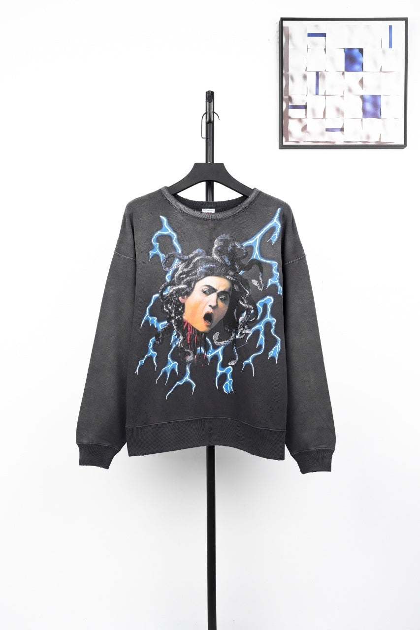 Saint Mxxxxxx Medusa Hydra Print Sweatshirt