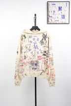 Saint Mxxxxxx Distressed Rhinestone Hoodie