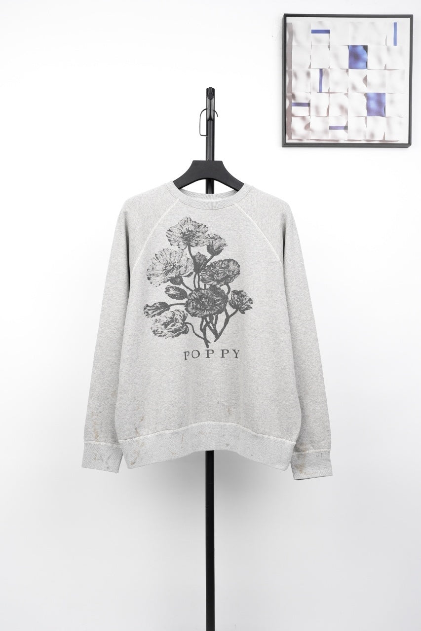 Saint Mxxxxxx Queen Elizabeth Distressed Print Crewneck Sweatshirt