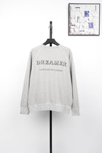Saint Mxxxxxx Queen Elizabeth Distressed Print Crewneck Sweatshirt