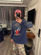 Saint Mxxxxxx Fantasy Mickey Print Sweatshirt