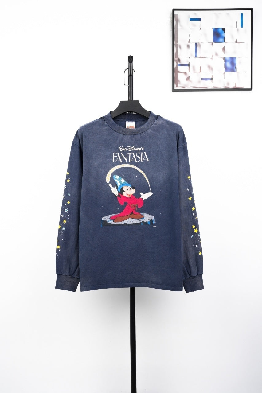 Saint Mxxxxxx Fantasy Mickey Print Sweatshirt