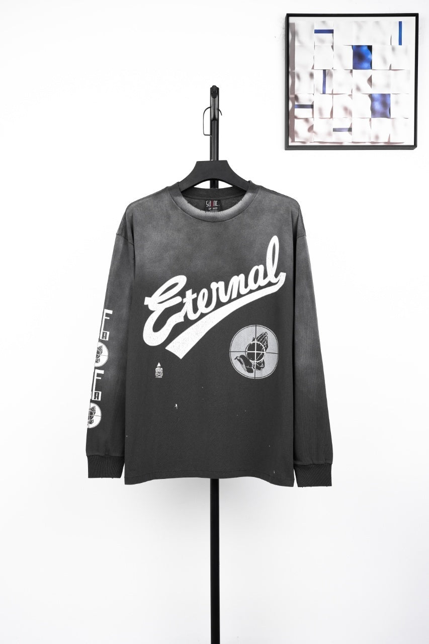 Saint Mxxxxxx Prayer Heart Print Sweatshirt
