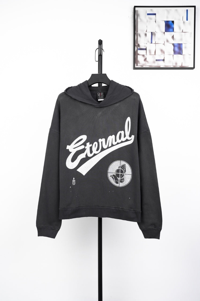 Saint Mxxxxxx Prayer Heart Print Hoodie
