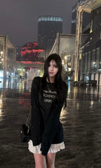 Acne Studios 1996 Mirror Letter Rhinestone Sweatshirt
