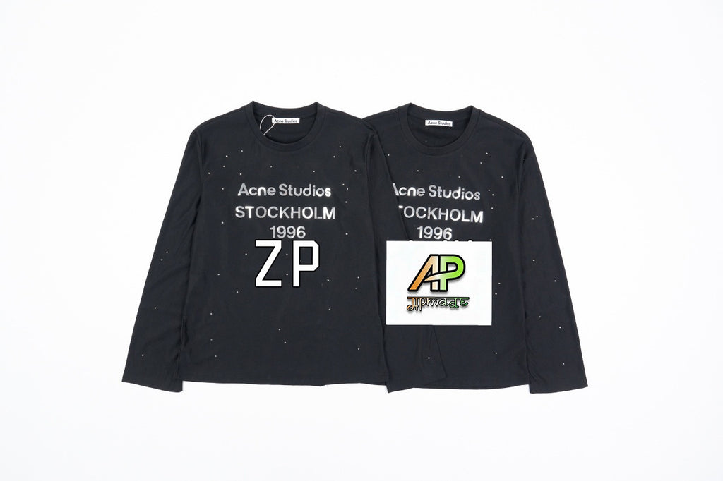 Acne Studios 1996 Mirror Letter Rhinestone Sweatshirt