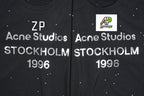 Acne Studios 1996 Mirror Letter Rhinestone Sweatshirt