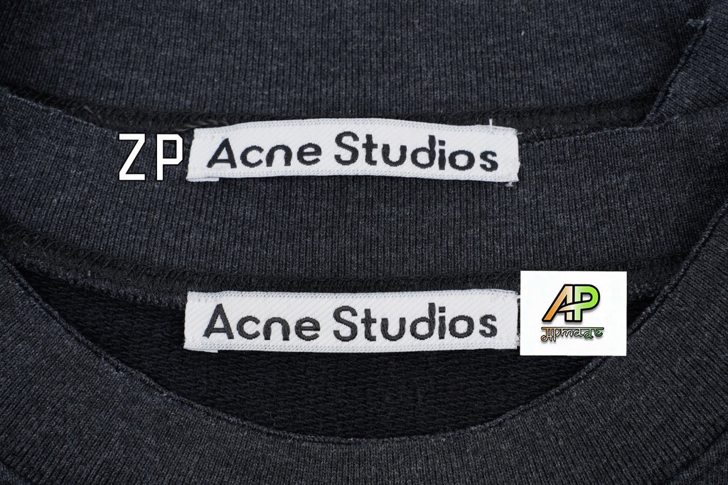 Acne Studios Distressed Crew Neck Sweatshirt