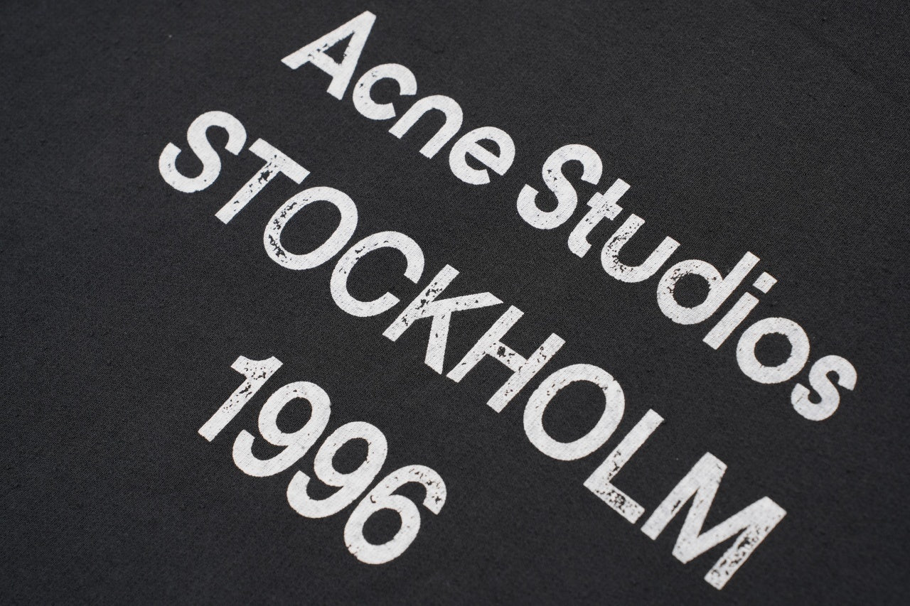 Acne Studios 1996 Distressed Hooded Sweatshirt