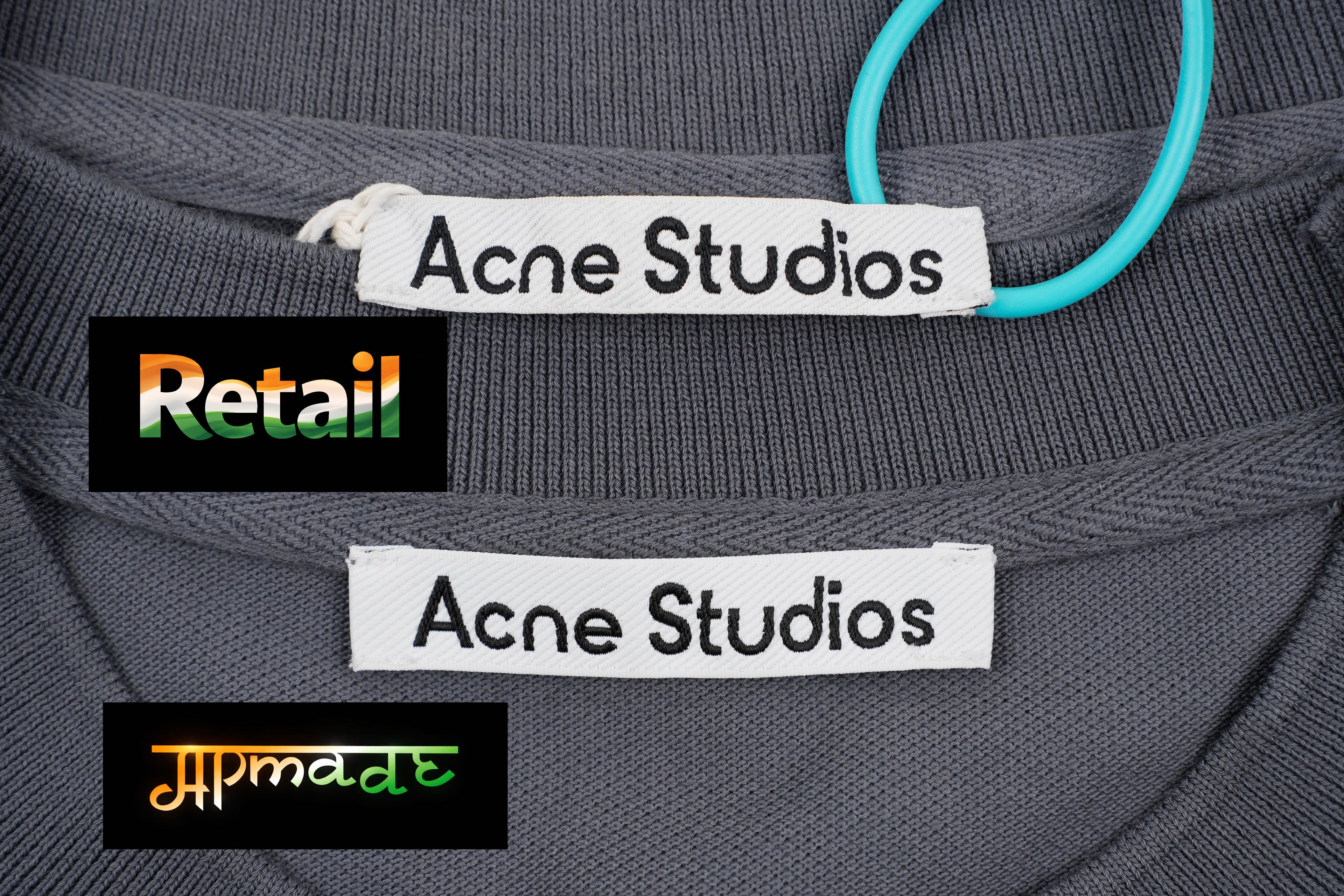 Acne Studios Heavyweight Piqué Long Sleeve T-Shirt