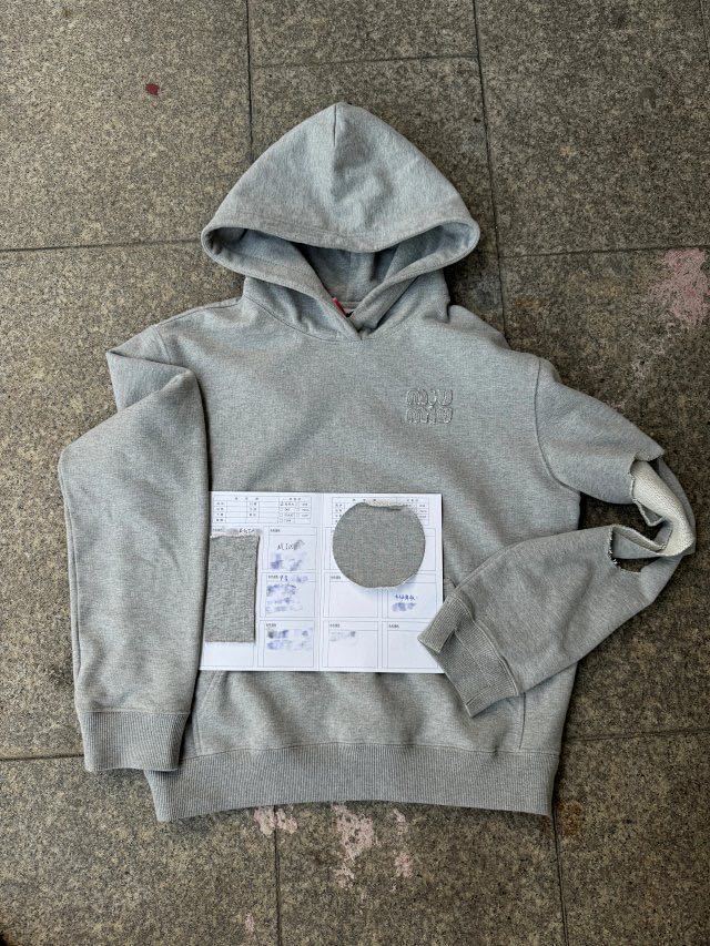 Acne Studios Heather Gray Hoodie